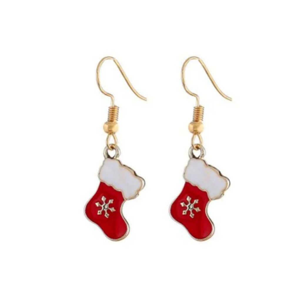 Christmas Socks Earrings (119)